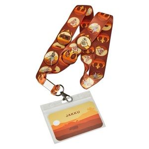 New | Star Wars Land Jakku Lanyard and Pin Set